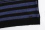 Costume National Gestreepte V-hals Trui in Zwart Black Dames - Thumbnail 2