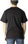 Costume National Heren Zwart Print T-shirt Black Heren - Thumbnail 2