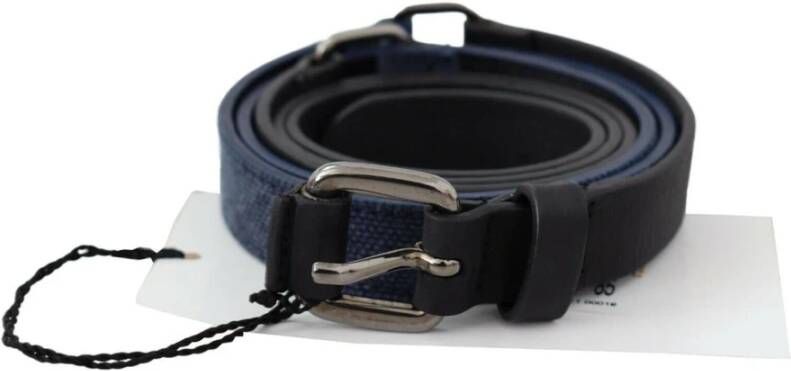 Costume National Zwart leren riem met gespsluiting Zwart Dames