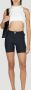 Courrèges Metalen Logo-Detail Fietsbroek Black Dames - Thumbnail 2