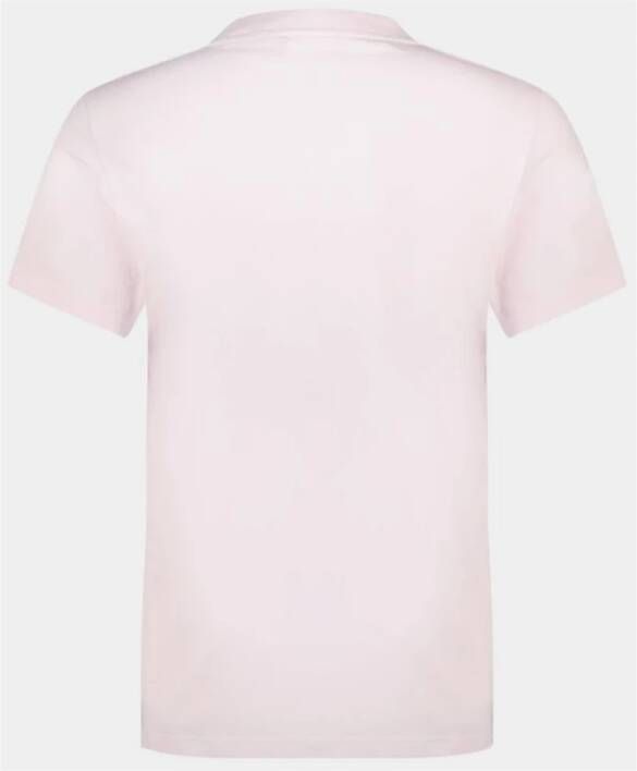Courrèges AC Straight T-Shirt Katoen Poederroze Roze Dames