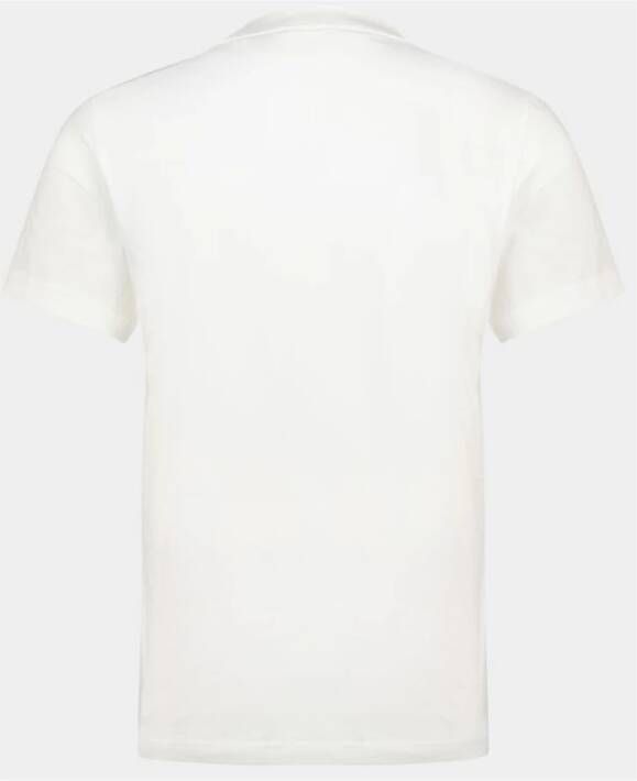 Courrèges Heritage White Katoenen T-Shirt Wit Heren