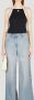 Courrèges Ribgebreide Tanktop met Contrastbies Black Dames - Thumbnail 2