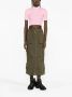 Courrèges Roze Geribbelde Crop Top Roze Dames - Thumbnail 2