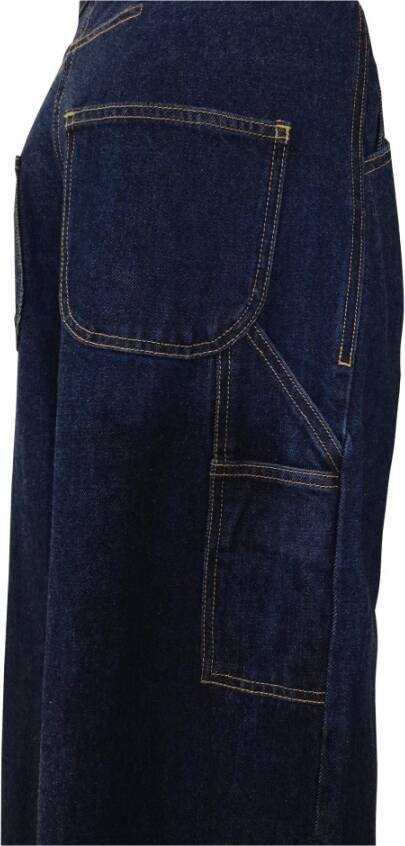 Courrèges Wide Jeans Collectie Blauw Dames