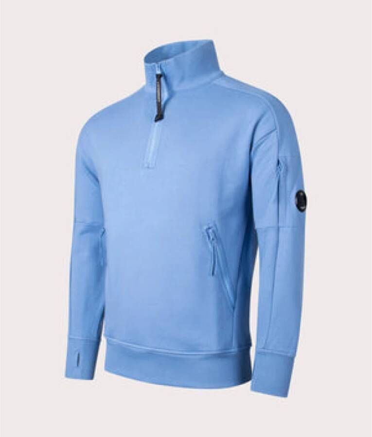 C.P. Company Blauwe Katoenen Sweater Blue Heren