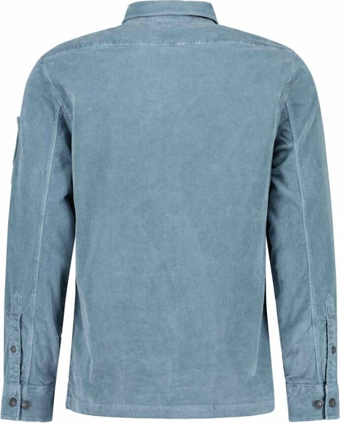 C.P. Company Stijlvolle Corduroy Overhemd Blauw Heren