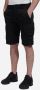 C.P. Company Cargo Bermuda Shorts Zwart Satijn Stretch Black Heren - Thumbnail 3