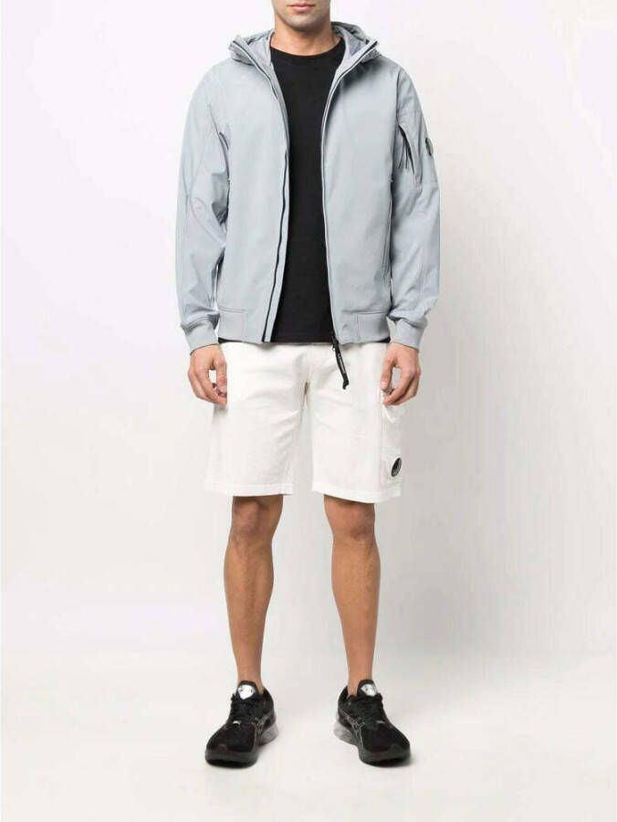 C.P. Company Casual zwarte katoenen shorts Wit Heren