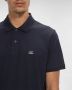 C.P. Company Stretch Jersey Polo Shirt Blue Heren - Thumbnail 3