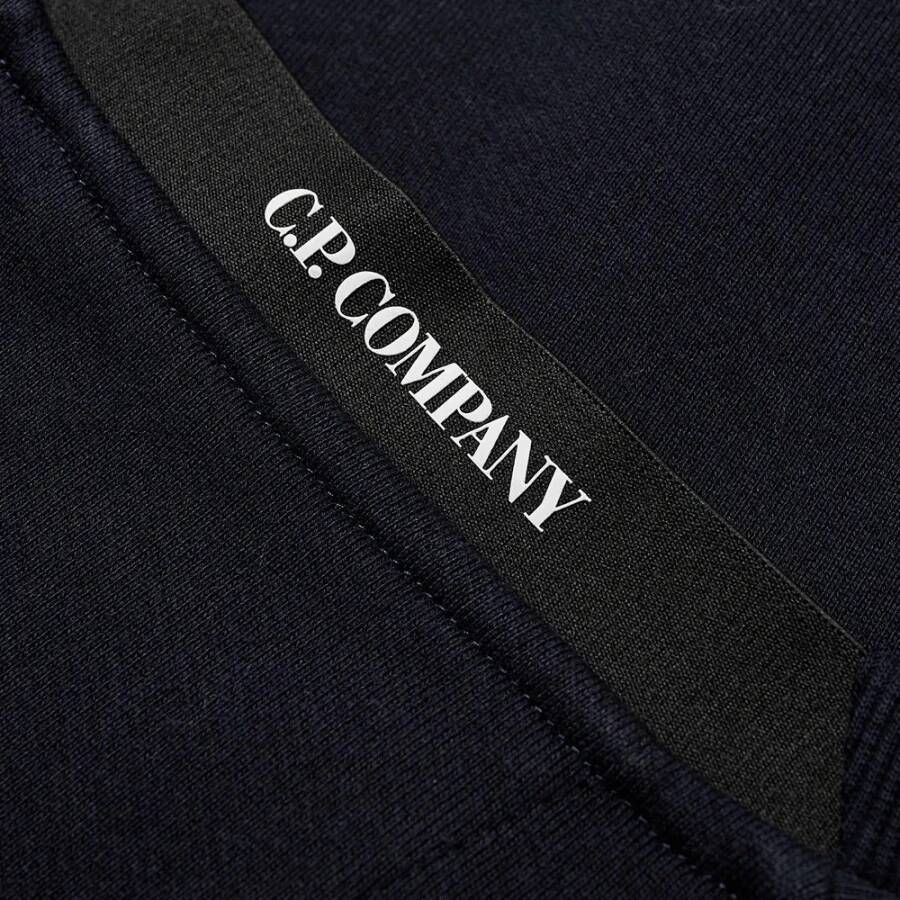 C.P. Company Diagonal Raised Fleece Crew Neck Sweatshirt Blue Heren