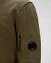 C.P. Company Diagonaal Gestructureerde Fleece Crew Neck Sweatshirt Green Heren - Thumbnail 4