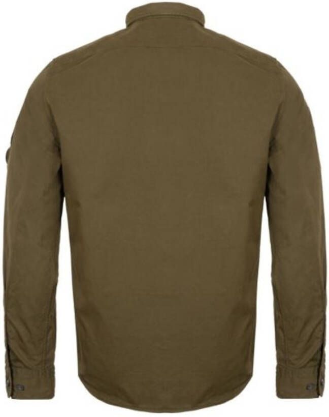 C.P. Company Emerized Gabardine Utility Overhemd Groen Heren