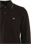 C.P. Company Heren Zwarte Stretch Piquet Polo Black Heren - Thumbnail 2