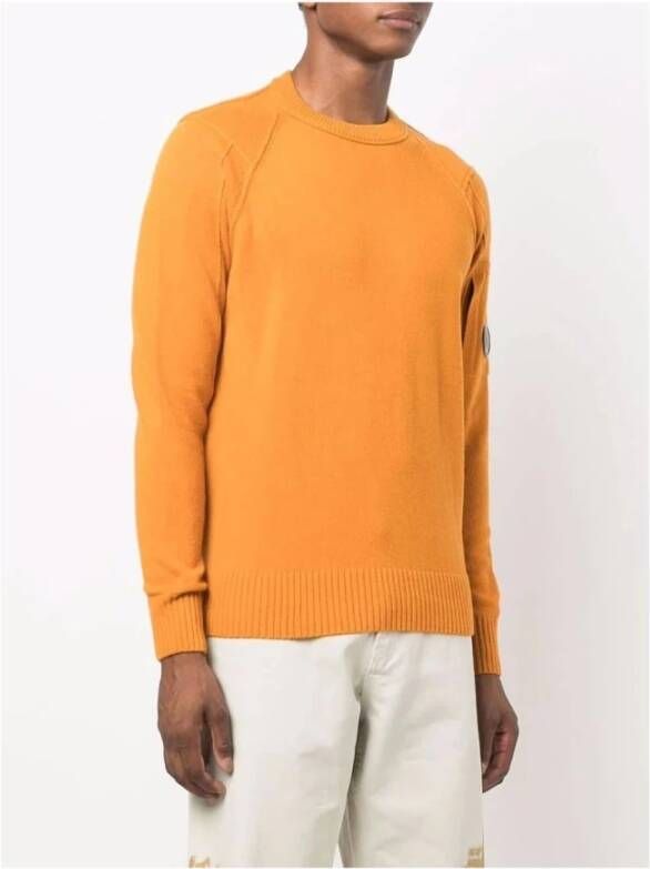 C.P. Company Trainingsshirt Oversize Sweatshirt Model Dc081 Oranje Heren