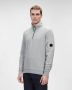 C.P. Company Licht Fleece Half Zip Sweatshirt Gray Heren - Thumbnail 1