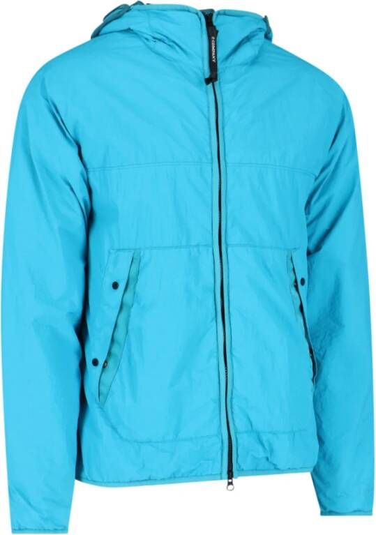 C.P. Company Blauwe Korte Jas voor Heren Blauw Heren