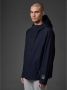 C.P. Company Zwarte Katoenen Hoodie Jas voor Heren Blauw Heren - Thumbnail 2