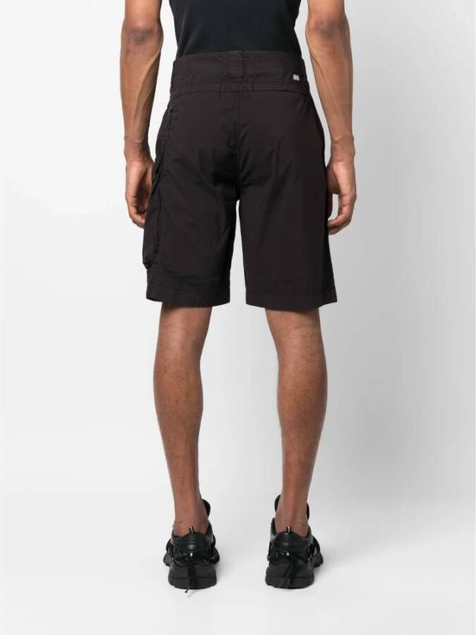 C.P. Company Hoge kwaliteit Cargo Bermuda Shorts Zwart Heren