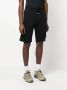 C.P. Company Zwarte Lange Katoenen Shorts met Elastische Taille Zwart Heren - Thumbnail 7