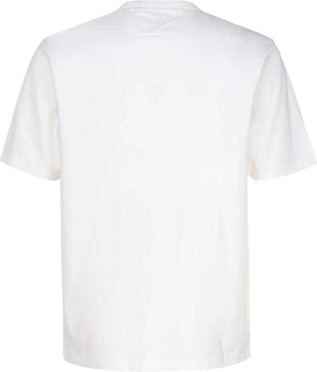 C.P. Company Metropolis Serie Witte T-shirts en Polos White Heren