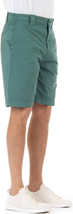 C.P. Company Militair-geïnspireerde Bermuda Cargo Shorts Green Heren