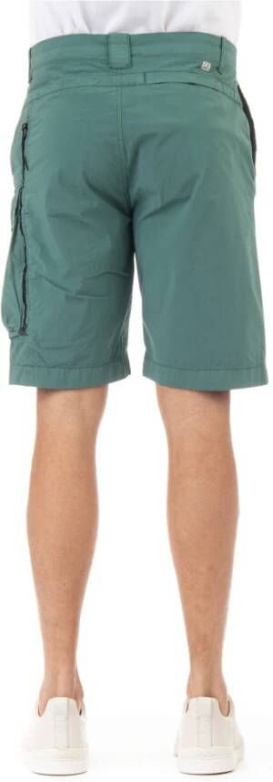 C.P. Company Militair-geïnspireerde Bermuda Cargo Shorts Green Heren