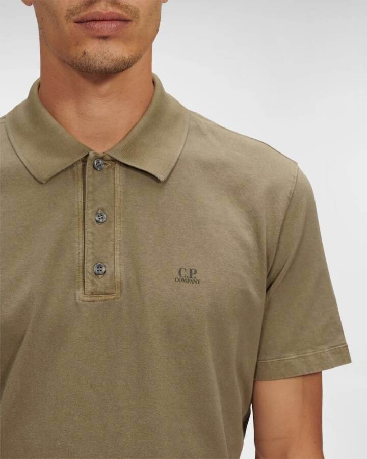 C.P. Company Polo Shirts Groen Heren