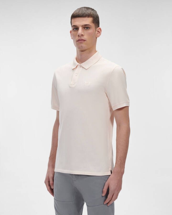 C.P. Company Klassiek poloshirt met korte mouwen Oranje Heren
