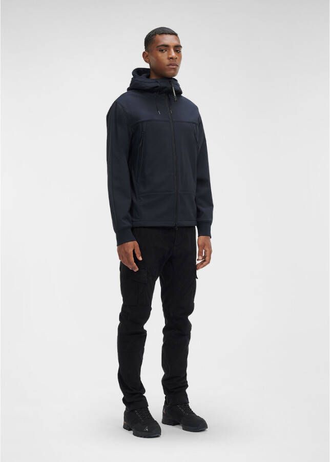 C.P. Company Waterdichte Jas S Night Blue Goggle Blauw Heren