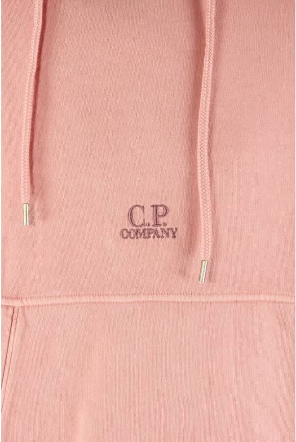 C.P. Company Roze Katoenen Fleece Trui voor Heren Pink Heren