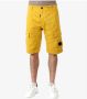 C.P. Company Casual elastische katoenen shorts Yellow Heren - Thumbnail 2