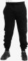 C.P. Company Luxe zwarte fleece sweatpants met diagonale textuur Black Heren - Thumbnail 2