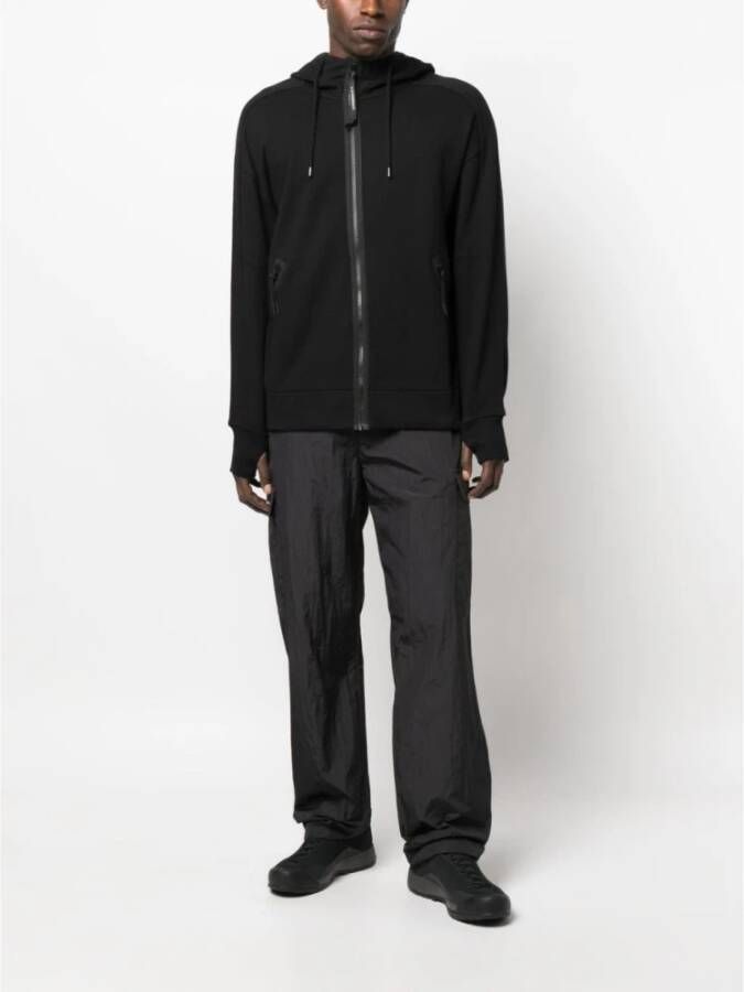 C.P. Company Sweatshirt met rits en capuchon Stijlvol en comfortabel Zwart Heren