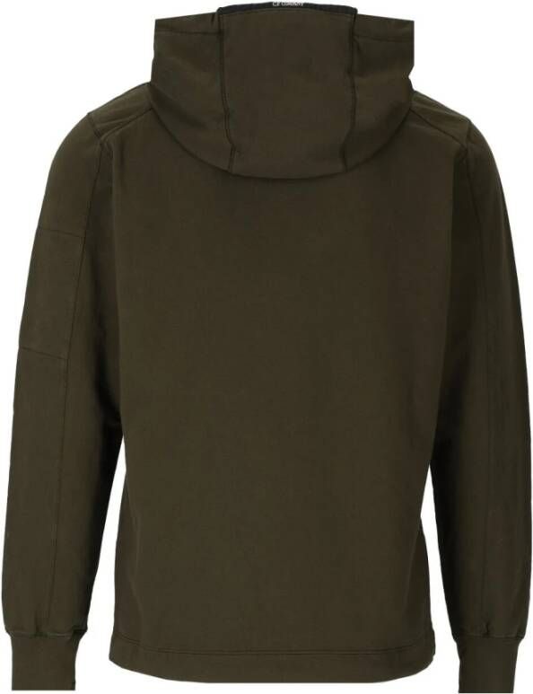 C.P. Company Licht Fleece Militair Groene Hoodie Groen Heren