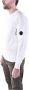 C.P. Company Diagonaal Verhoogd Achterlogo Sweatshirt Wit White Heren - Thumbnail 4
