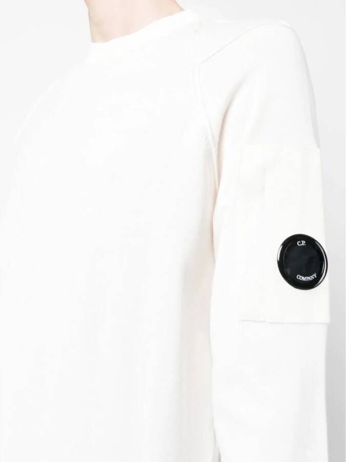 C.P. Company Sea Island Katoenen Sweatshirt Wit Heren