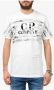 C.P. Company Wit T-shirt met ronde hals en contrastlogo White Heren - Thumbnail 2