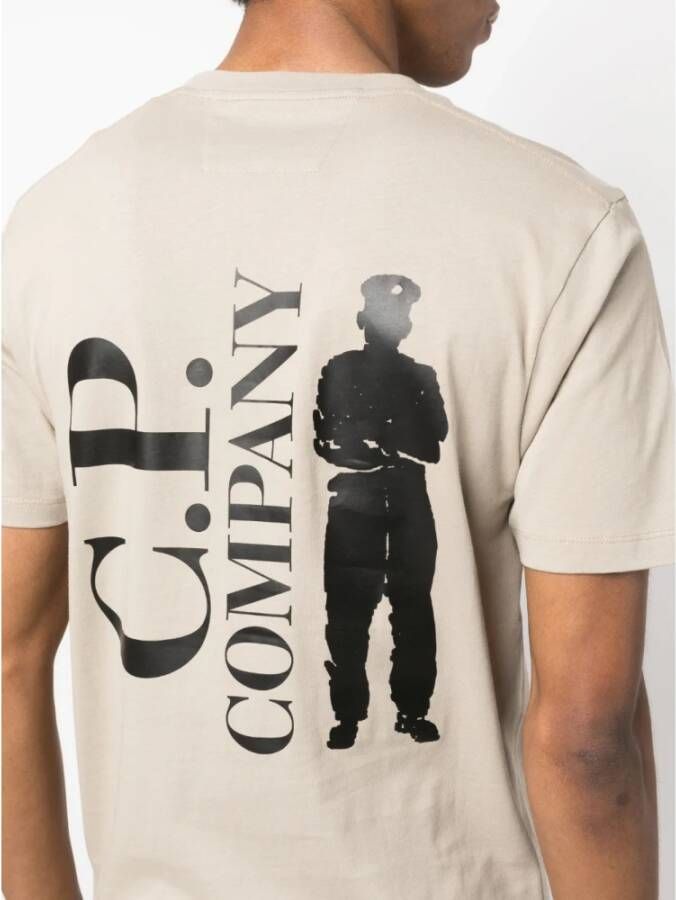 C.P. Company T-Shirts Beige Heren
