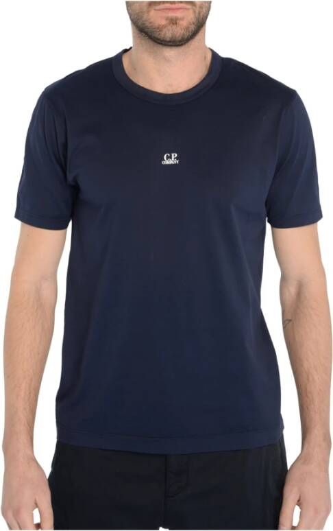 C.P. Company T-Shirts Blauw Heren