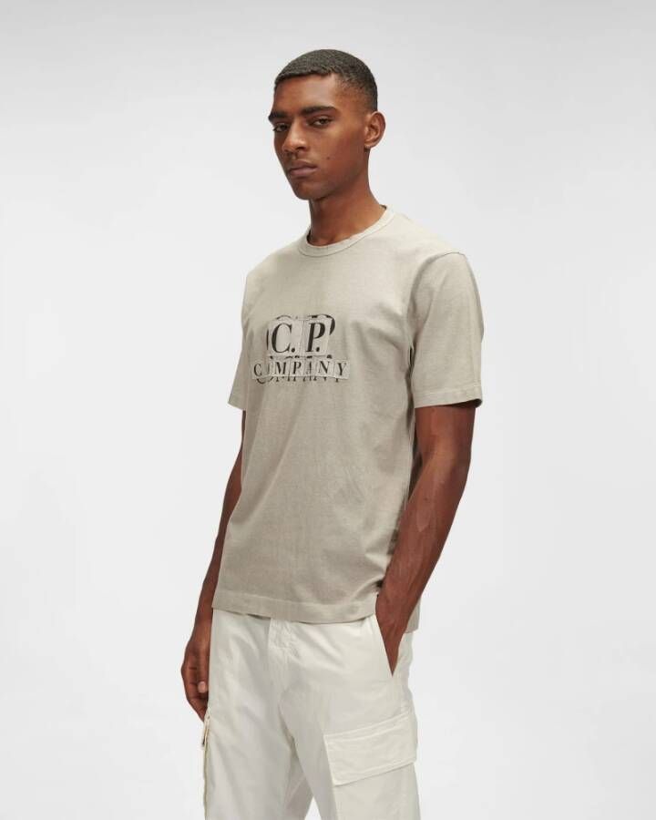 C.P. Company T-Shirts Grijs Heren