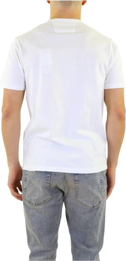 C.P. Company Heren T-Shirt met Korte Mouw Upgrade Jouw Garderobe Wit Heren