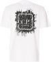 C.P. Company Witte Katoenen Crewneck T-shirt met Bedrukt Ontwerp White Heren - Thumbnail 2