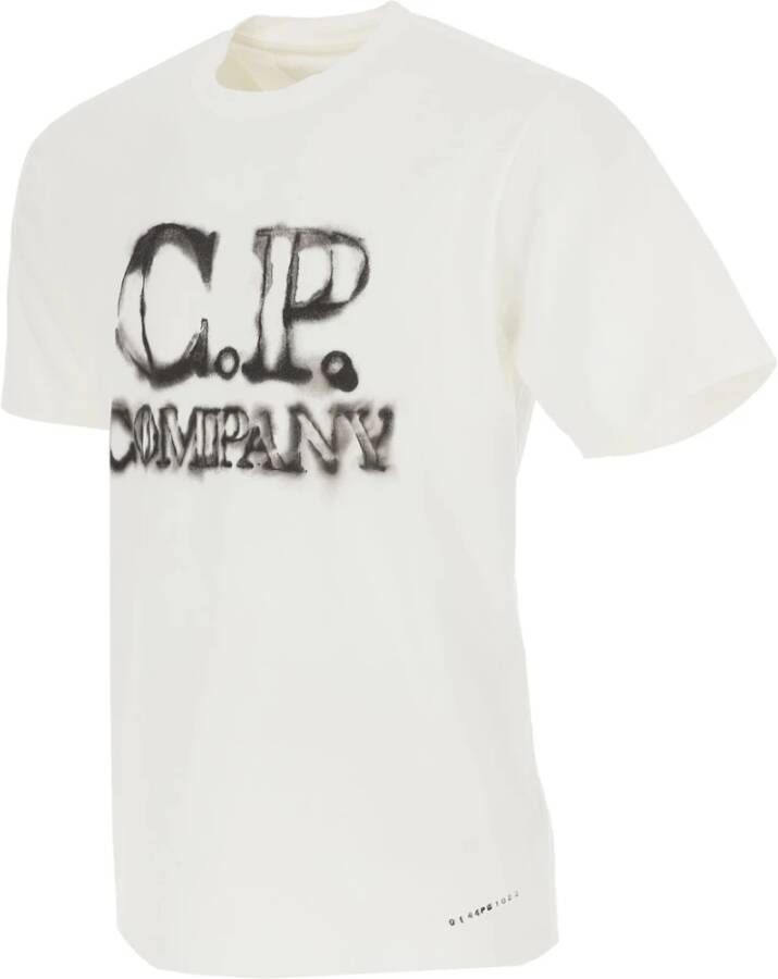 C.P. Company Witte T-shirts en Polos voor Heren Wit Heren