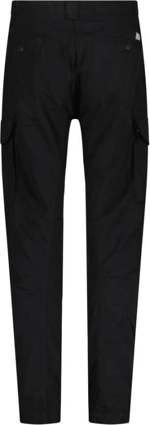 C.P. Company Comfortabele Katoenen Tapered Broek Zwart Heren