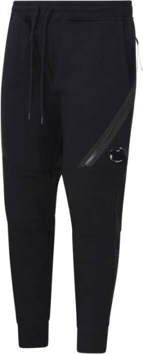 C.P. Company Zwarte track pant met rits Zwart Heren