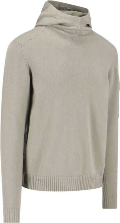 C.P. Company Beige Gebreide Trui met Hoge Kraag Beige Heren