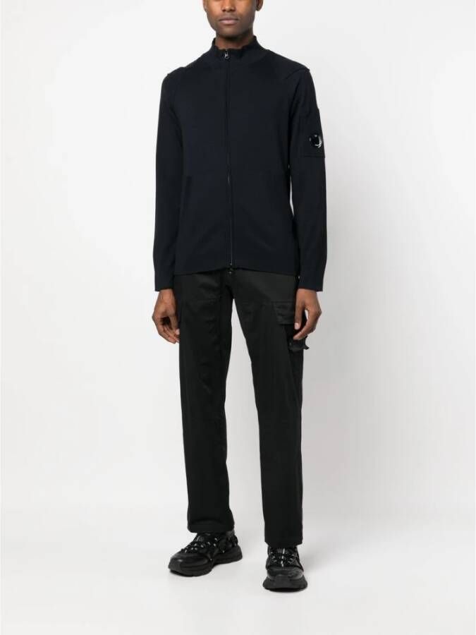C.P. Company Sweatshirt met rits Zwart Heren