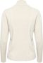 Cream Hoge Hals Pullover Gebreid Haver Melange Beige Dames - Thumbnail 2