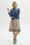 Cream Denim Jacket Rich Blue Lisa Blue Dames - Thumbnail 2